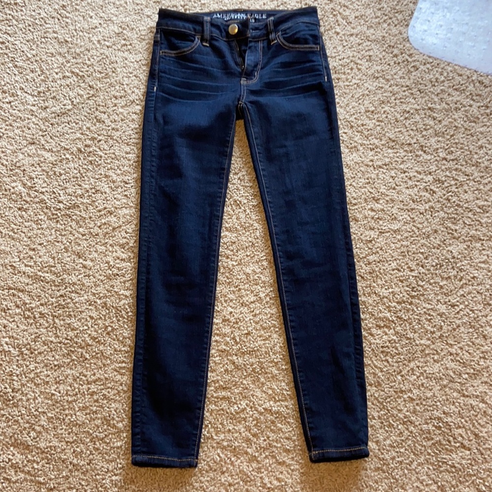 AE dark wash jeans